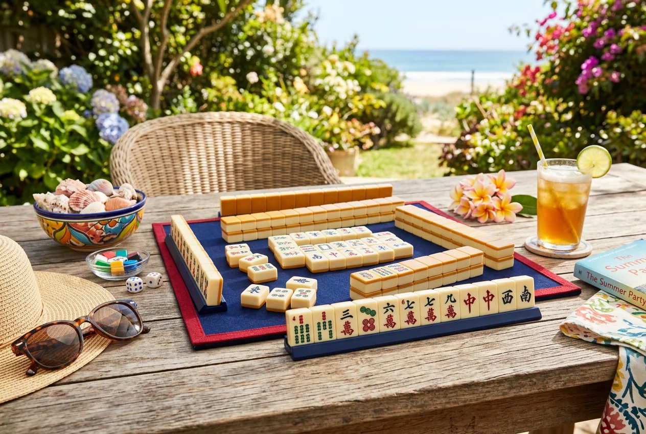 Happy Summer Mahjong Adventure